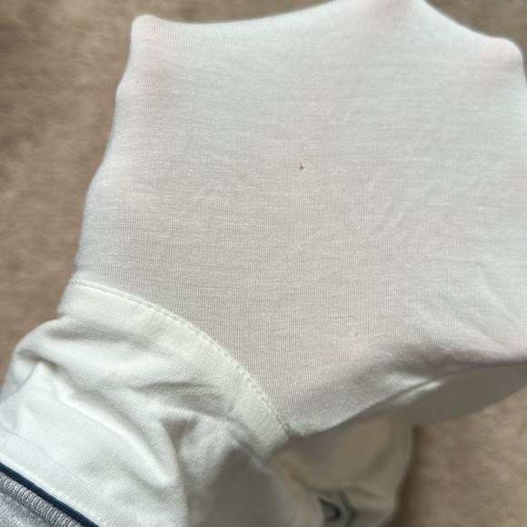 Gisele Pj Long Sleeve Pajama Top| Ivory/Navy - Picture 12 of 13